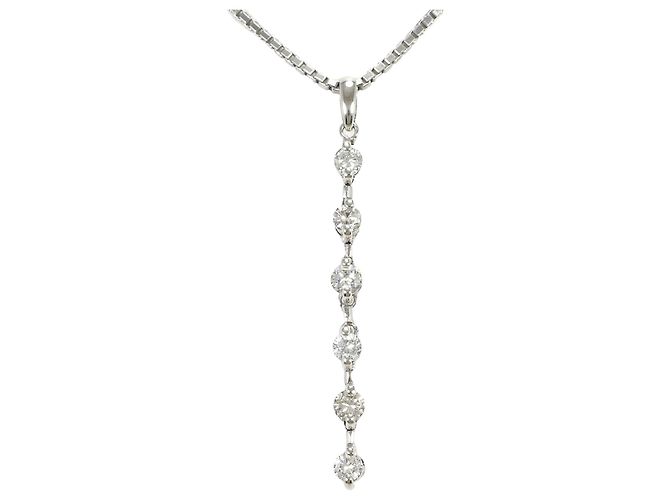 Autre Marque Collana in oro bianco 18K e diamanti D'oro