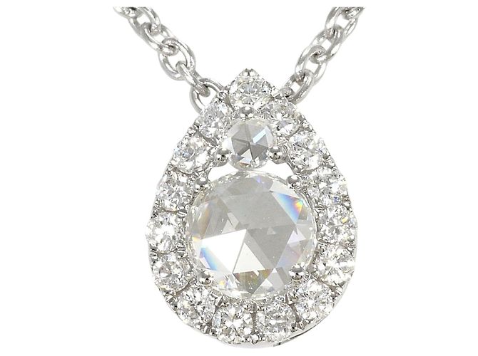 Autre Marque Collana in oro bianco 18K e diamanti D'oro