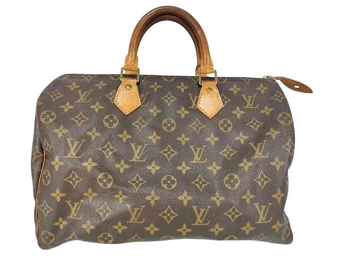 Louis Vuitton Speedy Monogram Canvas 35 Marrom