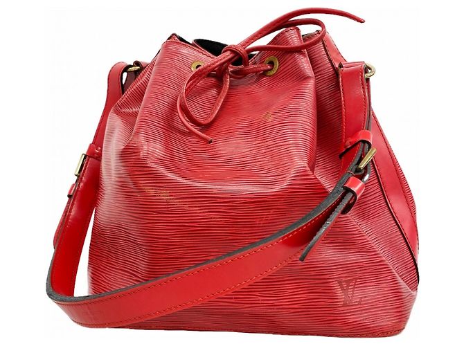 Noe Borsa a Spalla Louis Vuitton Epi Petit Noé Rosso