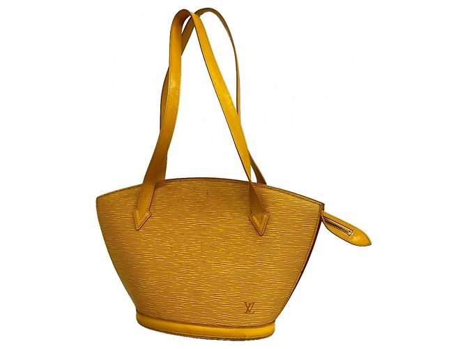 Bolso de Hombro Louis Vuitton Epi Saint Jacques Amarillo
