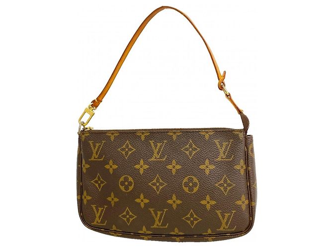 Borsa Pochette Accessoires Monogram Louis Vuitton Marrone