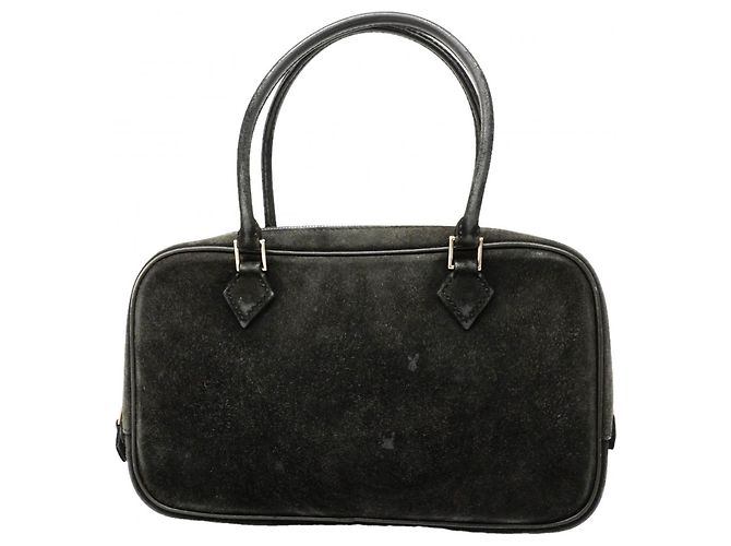 Hermès Borsa Hermes Plume Elan Doblis Nero 