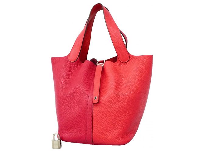 Hermès Bolsa Hermes Picotin Lock MM Casaque Rosa