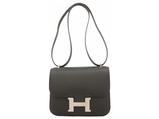 Hermès Borsa a Spalla Hermes Constance 18 Nero