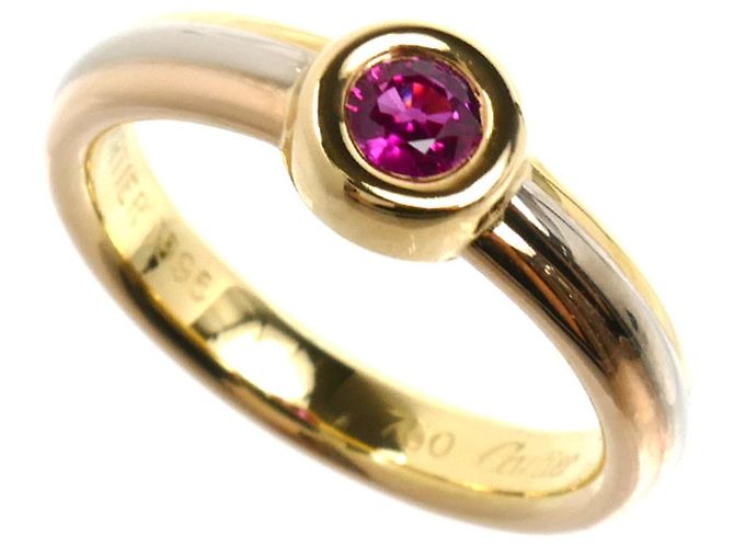 Cartier 18K Gold Rubin Ring