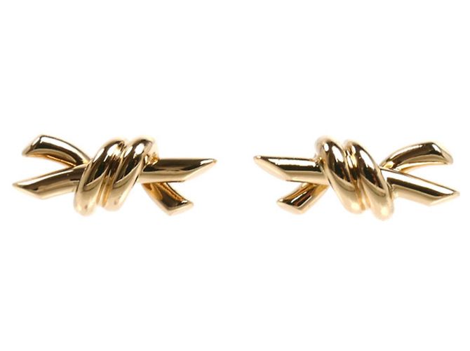 Tiffany & Co Pendientes Knot Small en oro rosa de 18K Tiffany