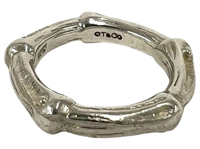 Tiffany & Co Anello Tiffany Vintage Bamboo Argento