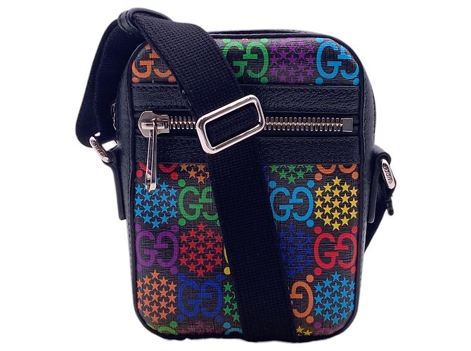 Gucci Bolsa tiracolo GG Supreme em canvas Monogram Psychedelic Multicor