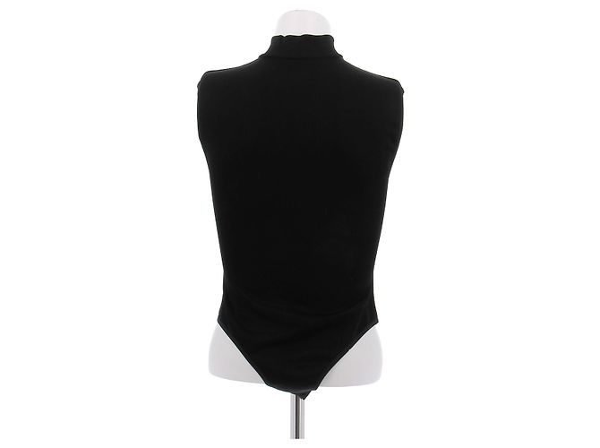 Alaïa Body preto sem mangas