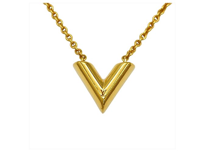 Collana Essential V Louis Vuitton D'oro