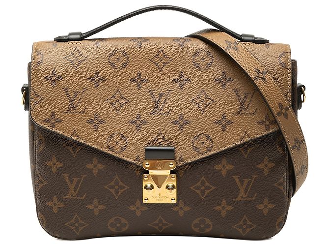 Pochette Metis Louis Vuitton Marrone Monogram Reverse