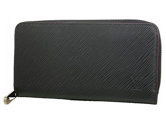 Cartera Louis Vuitton Epi Zippy Negro Rosa