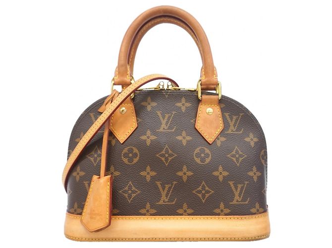 Louis Vuitton Alma BB Monogram Handtasche Braun