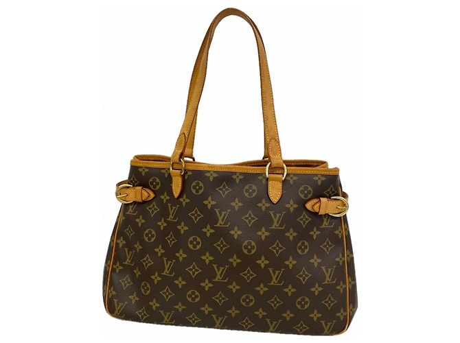 Sac cabas horizontal Louis Vuitton Monogram Batignolles Marron