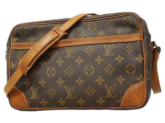Borsa a Spalla Louis Vuitton Monogram Trocadero 30 Marrone