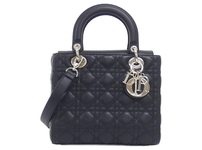 Bolsa Christian Dior Lady Medium Preto