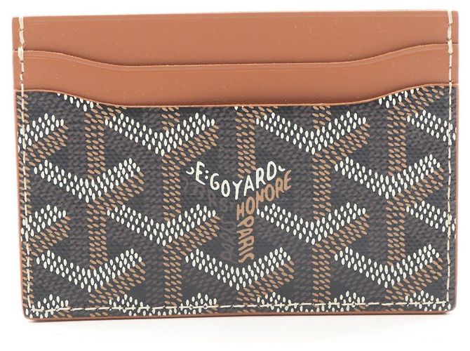 Tarjetero Saint-Sulpice Goyard Castaño Negro