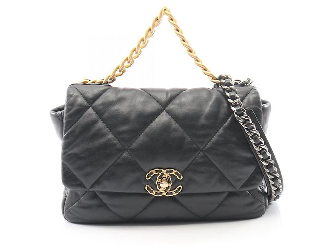 Borsa a Spalla Chanel 19 Dixneuf Matelassé Nero