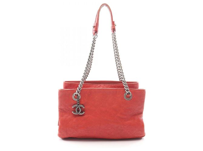 Sac cabas Matelassé Chanel rouge