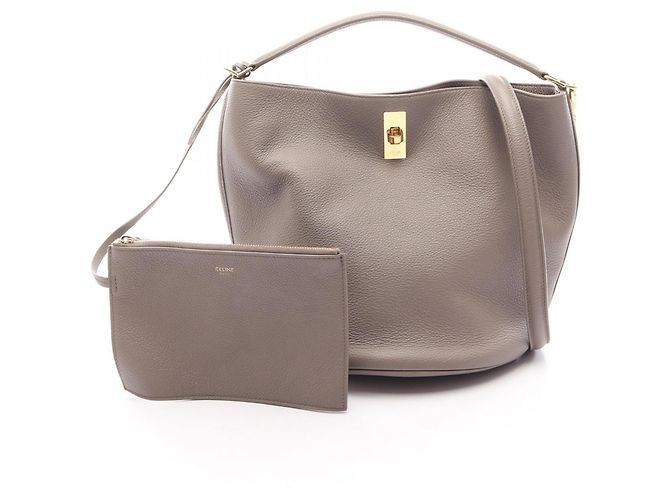 Céline Celine Bucket 16 2-Way Handtasche Beige