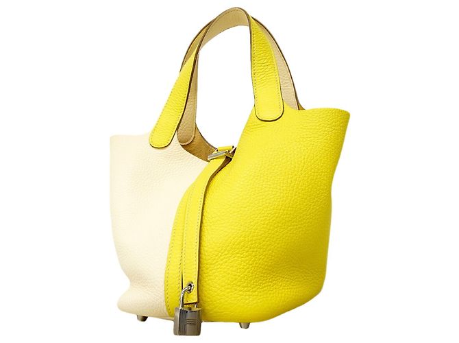 Hermès Sac à main Hermes Picotin Lock PM Casaque Doré