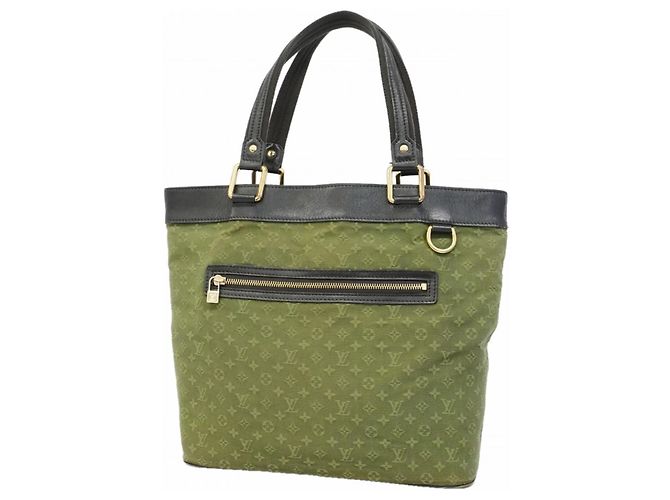 Sac cabas Louis Vuitton Monogram Mini Lucille GM Kaki