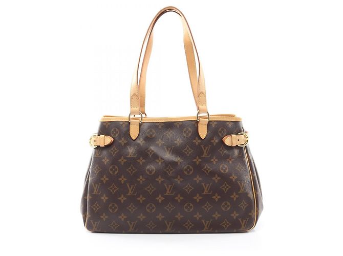 Louis Vuitton Batignolles Horizontal Monogram Shoulder Bag Brown