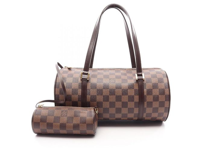 Louis Vuitton Papillon 30 Damier Ebene Handtasche Braun