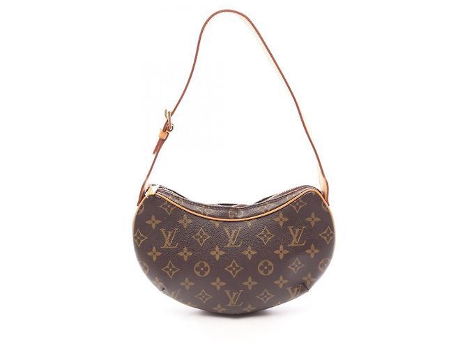 Pochette Croissant Monogram Louis Vuitton Borsa a Spalla Marrone