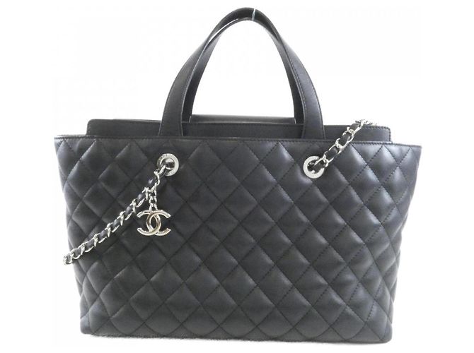 Borsa Chanel 98683 in pelle di vitello nera Nero