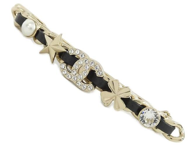 Accessorio per capelli Barrette Chanel AB4722 Nero Bianco