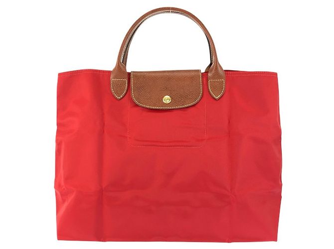Sac cabas Longchamp Le Pliage Nylon Rouge