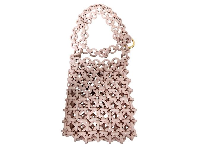Bolso bandolera de cuero Link de Jil Sander Rosa
