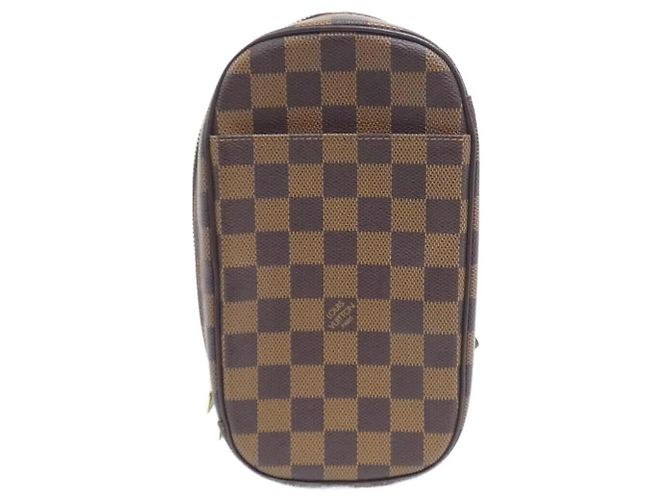 Pochette Gange Damier Louis Vuitton - Borsa a Spalla Marrone