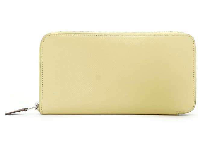 Hermès Hermes Ledergeldbörse Azap Gelb
