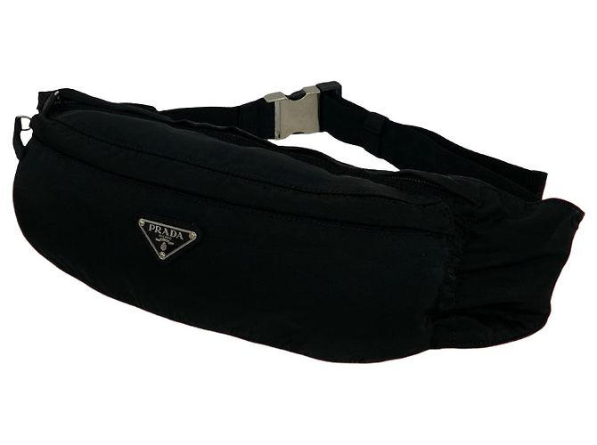 Marsupio in nylon Tessuto Prada Nero