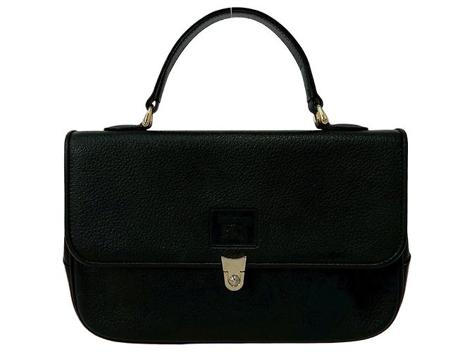 Borsa in pelle Burberry Nero