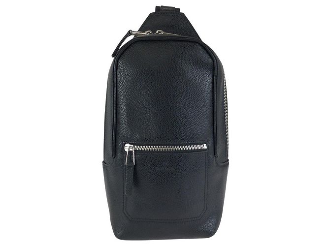 Borsa a tracolla in pelle Paul Smith Nero