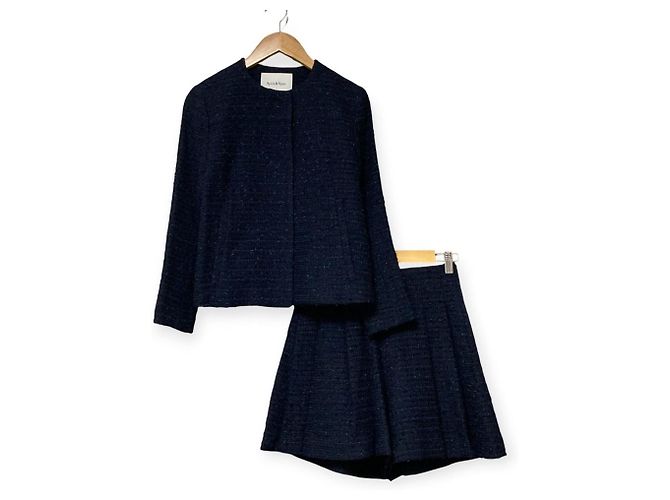 Autre Marque Spick and Span Tweed 2way Setup Blue Navy blue