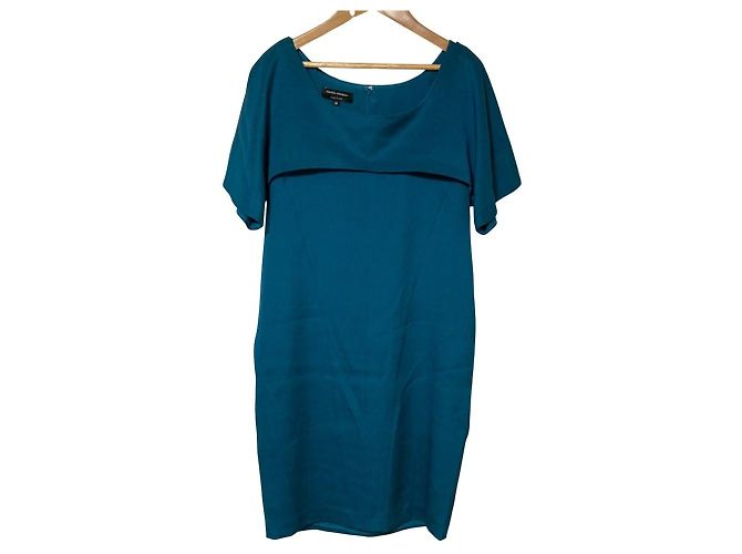 Autre Marque Vestido sin mangas con capas Narciso Rodriguez Verde