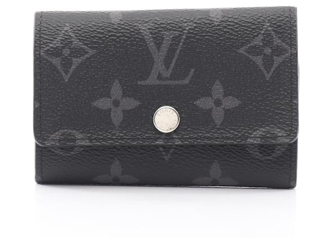 Louis Vuitton Multicles 6 Monogram Eclipse Keycase Black