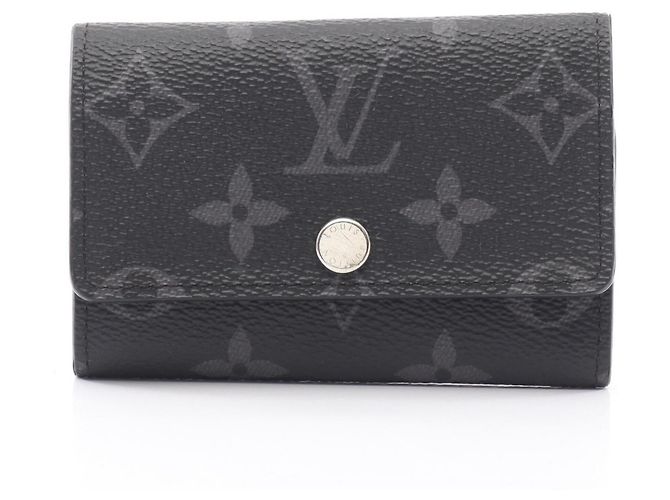 Louis Vuitton Multicles 6 Monogram Eclipse Portachiavi Nero