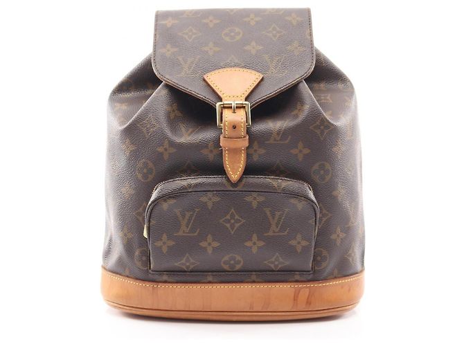 Sac à dos/Sac à main Louis Vuitton Montsouris MM Monogram Marron