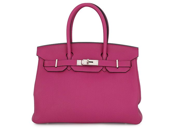 Hermès Bolsa Hermes Birkin 30 em Rose Purple Roxo