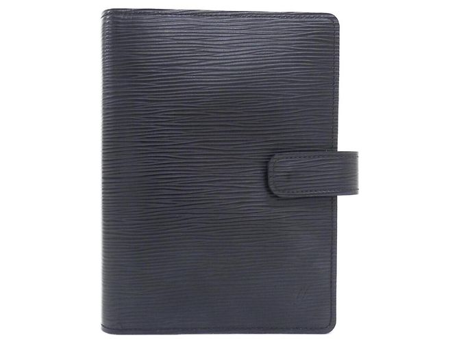 Louis Vuitton Epi Agenda MM R20202 Organizer Black