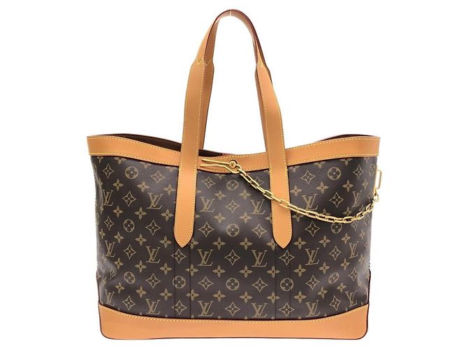 Bolsa Cabas Voyage Monogram Louis Vuitton Marrom