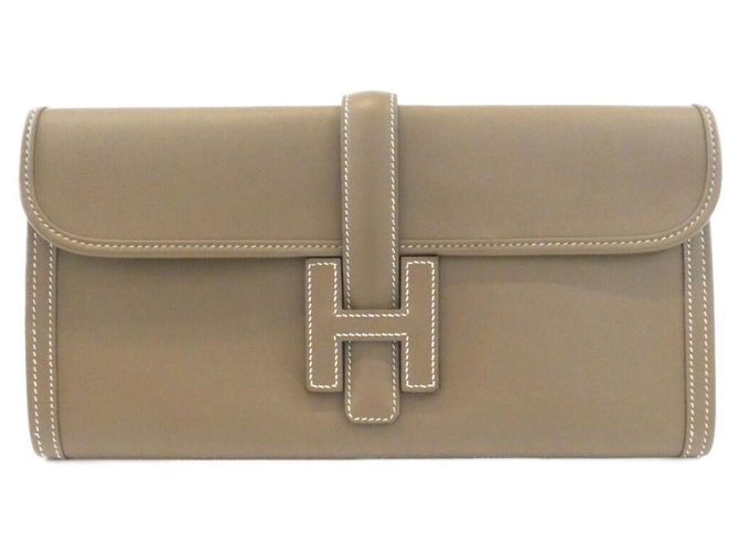 Hermès Sac à main Hermes Jige Elan Taupe