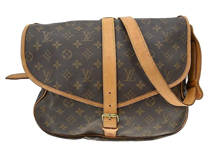 Louis Vuitton Saumur Monogram Canvas BB Marron