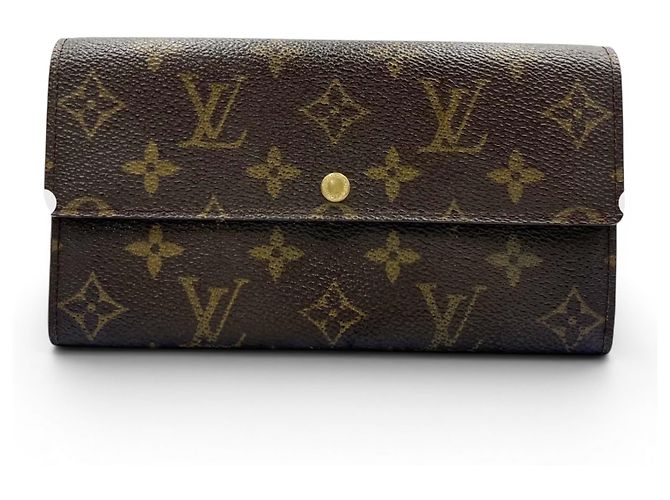 Louis Vuitton Portefeuille Sarah Monogram Canvas Brown